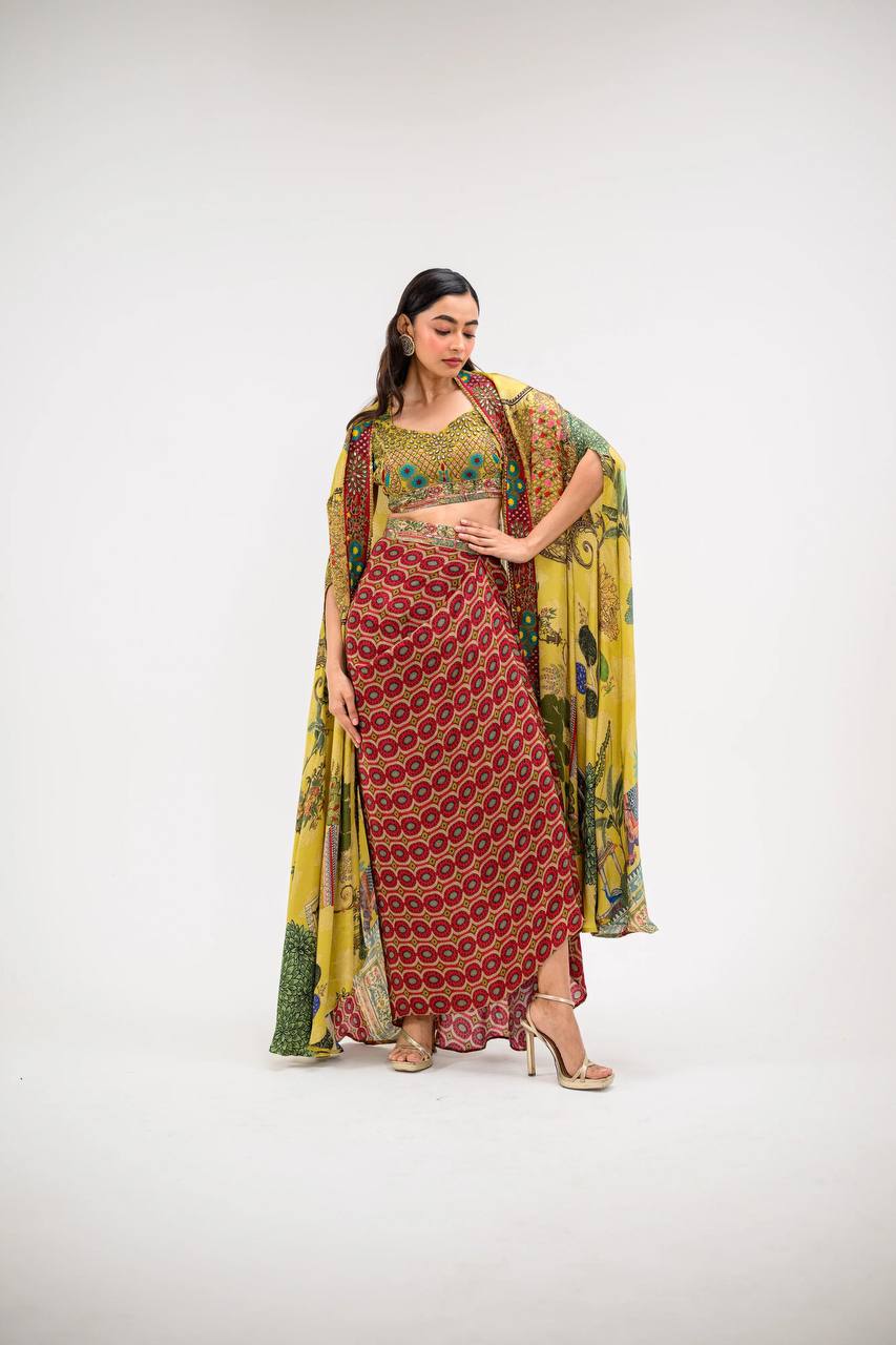 TRENDY 3-PIECE WESTERN OUTFIT β PERFECT FOR THE WEDDING SEASON