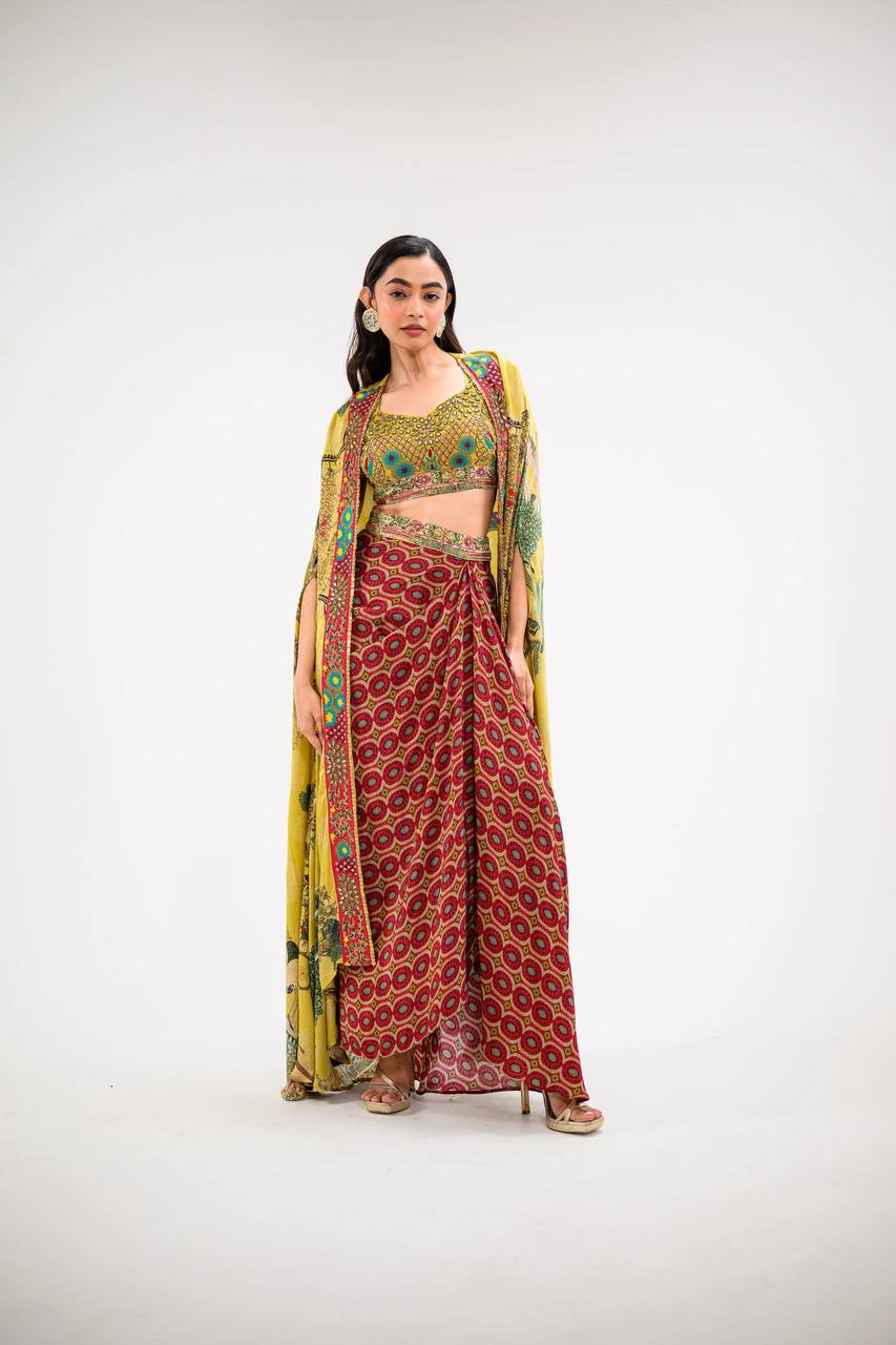 TRENDY 3-PIECE WESTERN OUTFIT β PERFECT FOR THE WEDDING SEASON