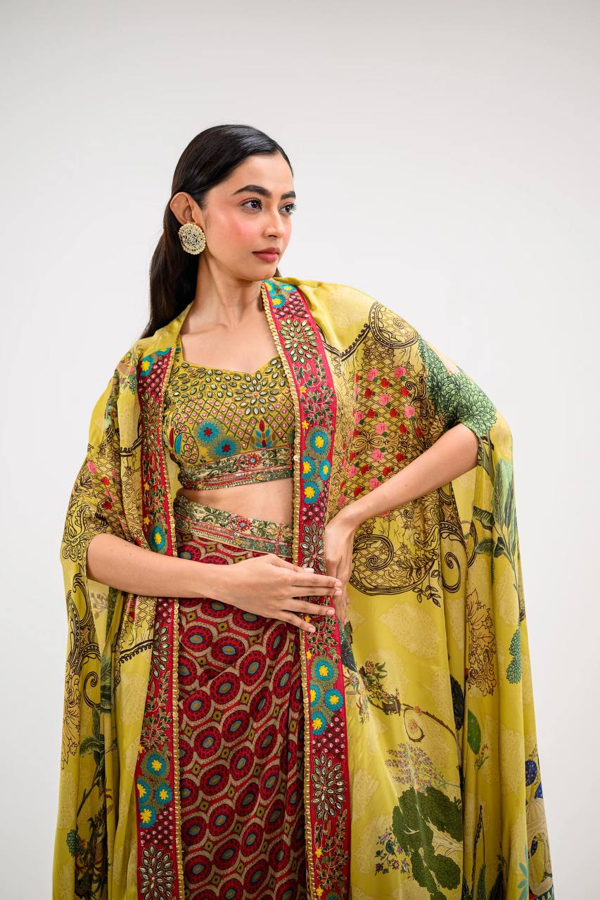 TRENDY 3-PIECE WESTERN OUTFIT β PERFECT FOR THE WEDDING SEASON