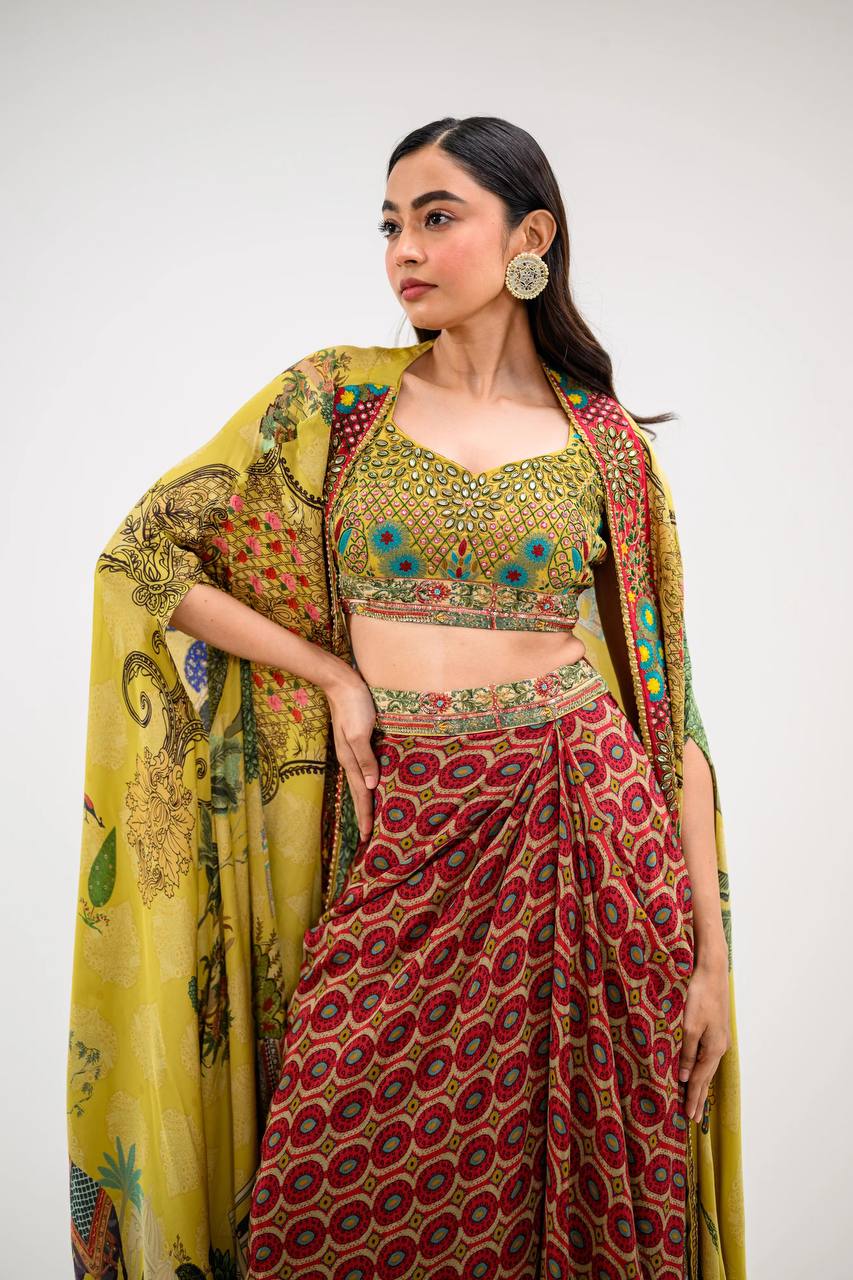 TRENDY 3-PIECE WESTERN OUTFIT β PERFECT FOR THE WEDDING SEASON
