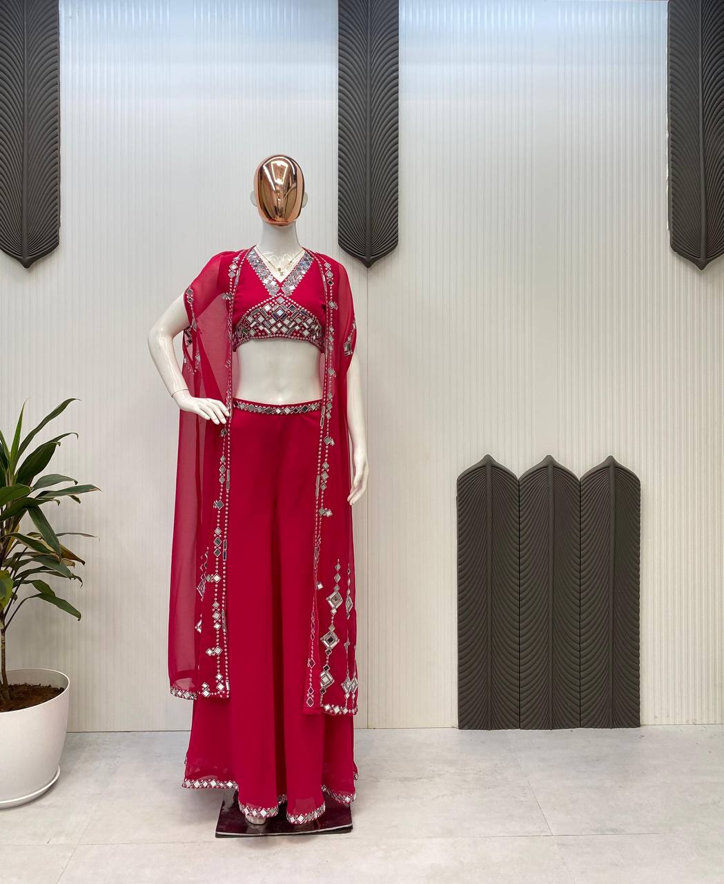 NEW THREE-PIECE WESTERN OUTFIT FOR TRENDY WEDDING SEASON