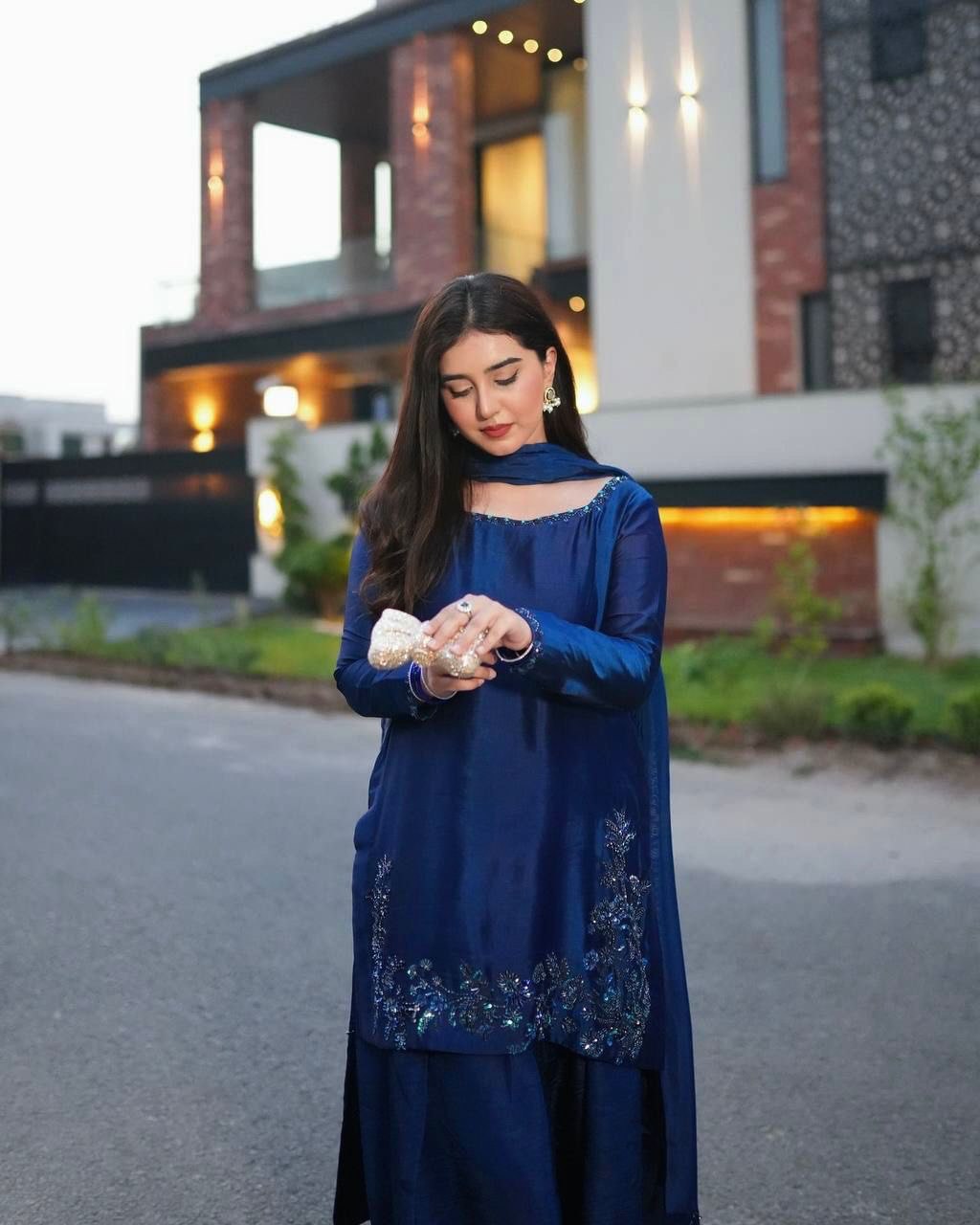 NEW DESIGNER FARSHI SUIT SET WITH DUPATTA
