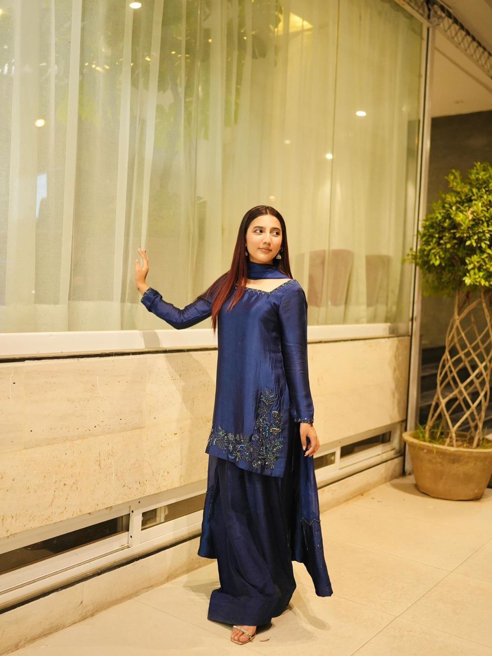 NEW DESIGNER FARSHI SUIT SET WITH DUPATTA