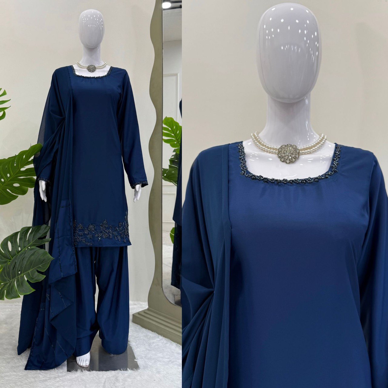 NEW DESIGNER FARSHI SUIT SET WITH DUPATTA