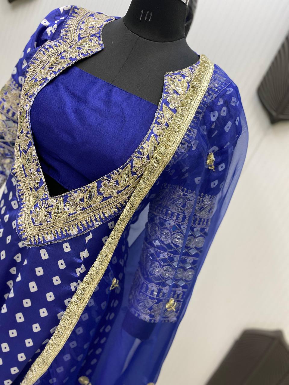 NEW TRENDY THREE-PIECE READY-TO-WEAR KURTA SET WITH TUBE BLOUSE