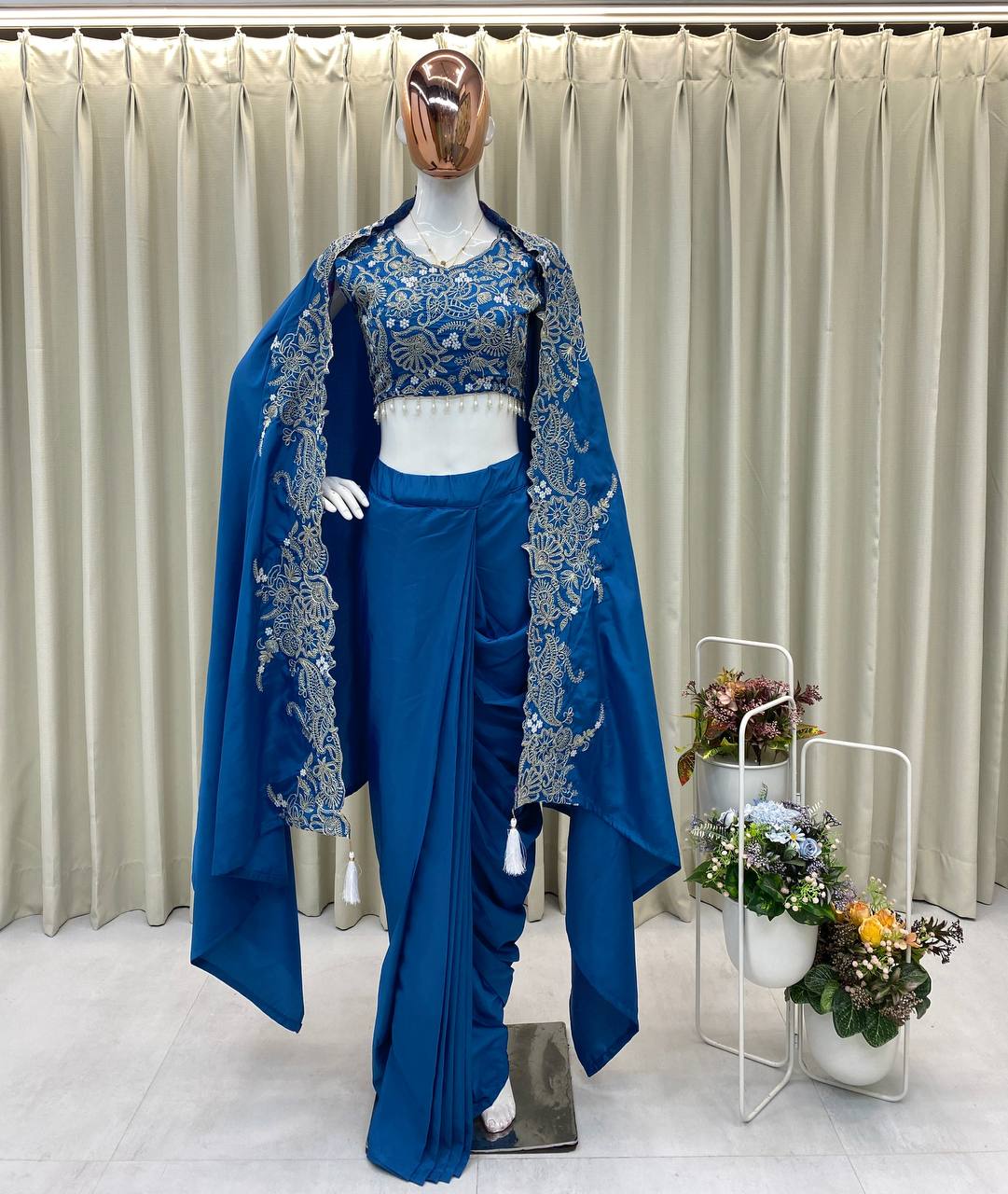 NEW ARRIVAL: TRENDY INDO-WESTERN THREE PIECE SET