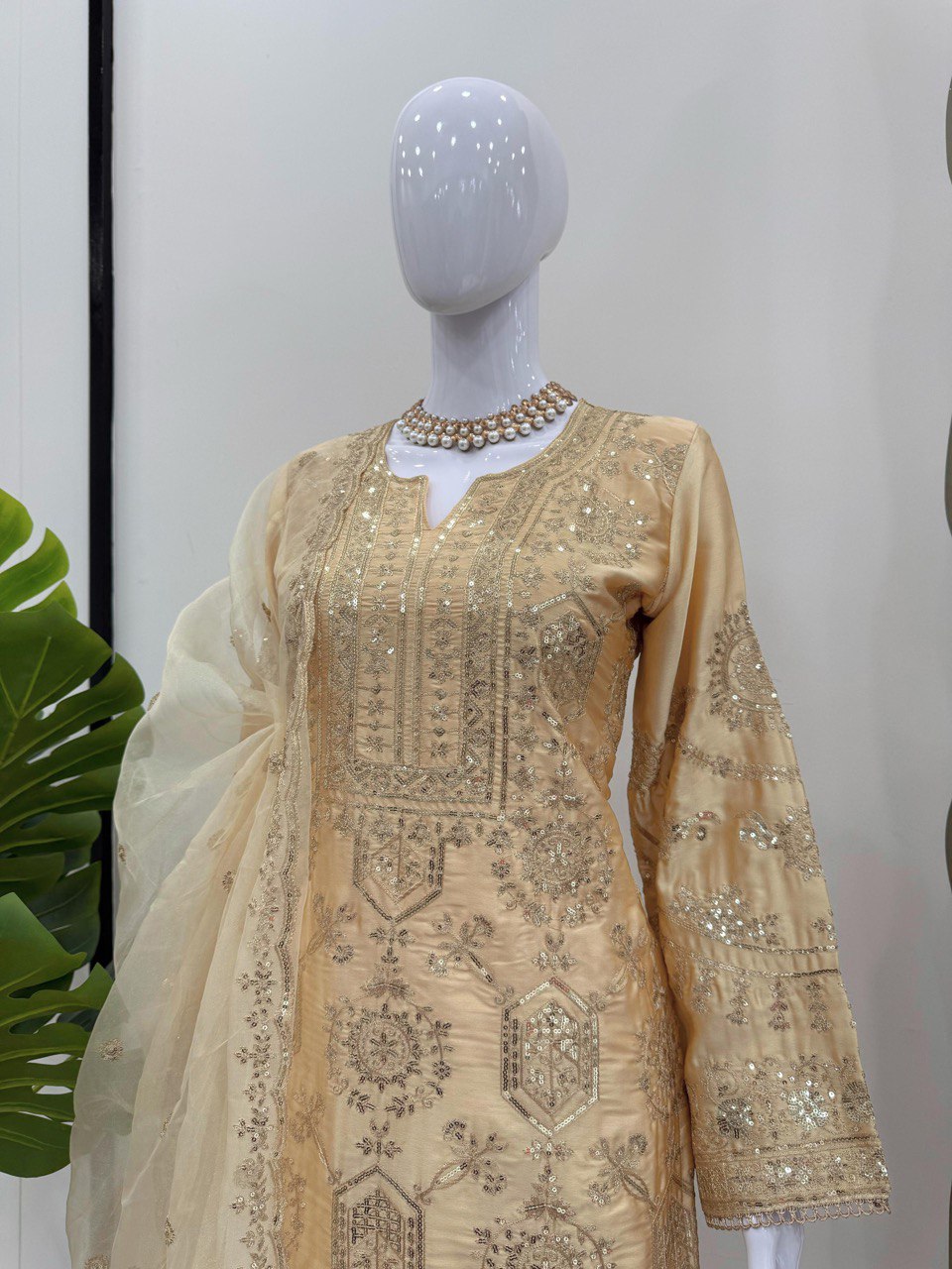 EXCLUSIVE DESIGNER PLAZO SET - PREMIUM FESTIVE WEAR