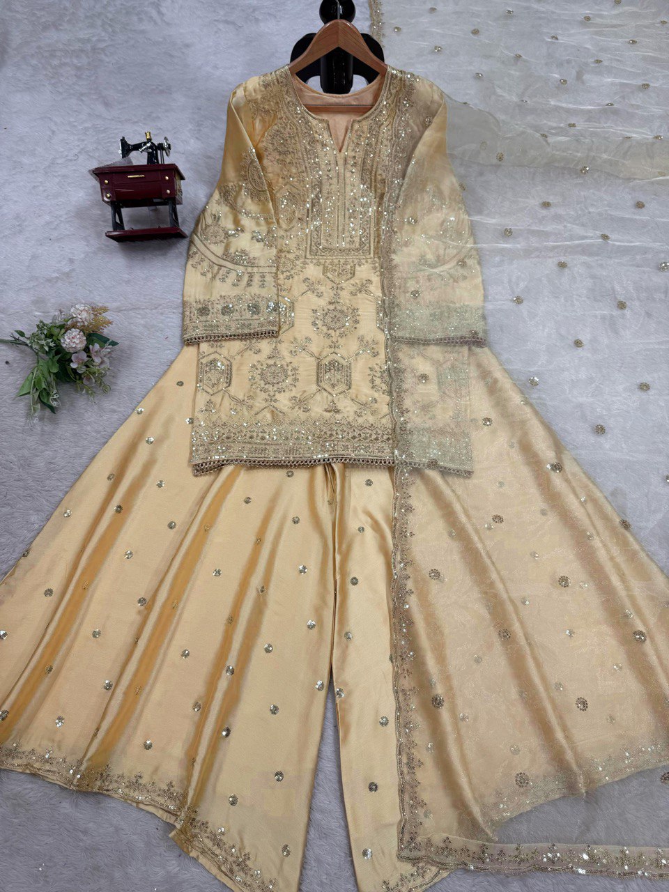 EXCLUSIVE DESIGNER PLAZO SET - PREMIUM FESTIVE WEAR