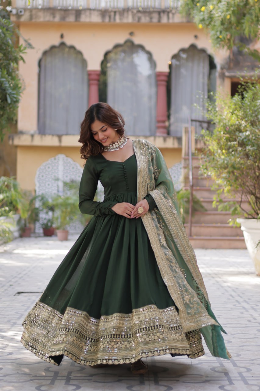 GOWN WITH DUPATTA COLLECTION 2025