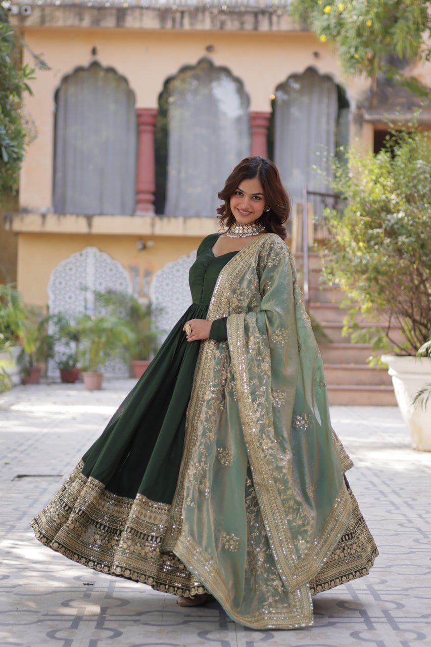 GOWN WITH DUPATTA COLLECTION 2025