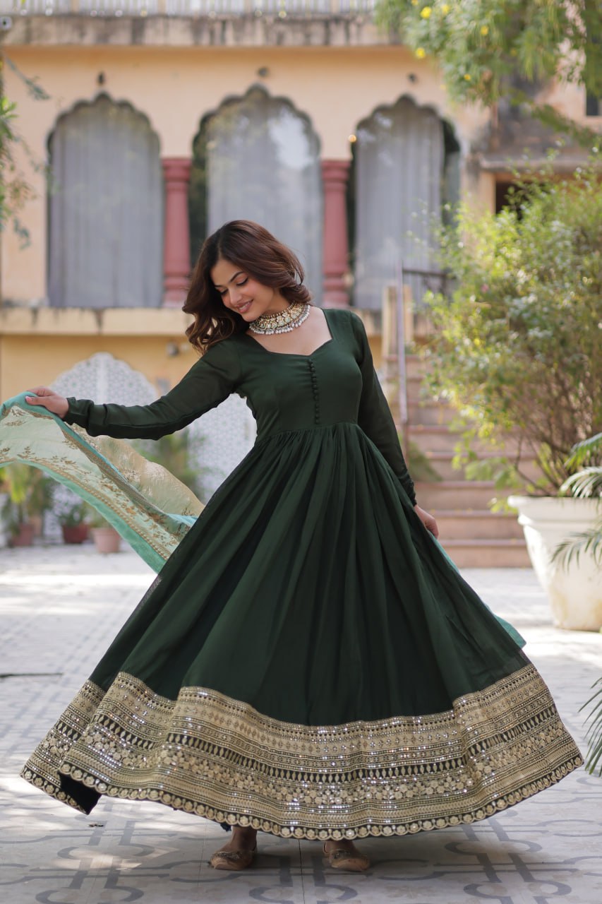 GOWN WITH DUPATTA COLLECTION 2025