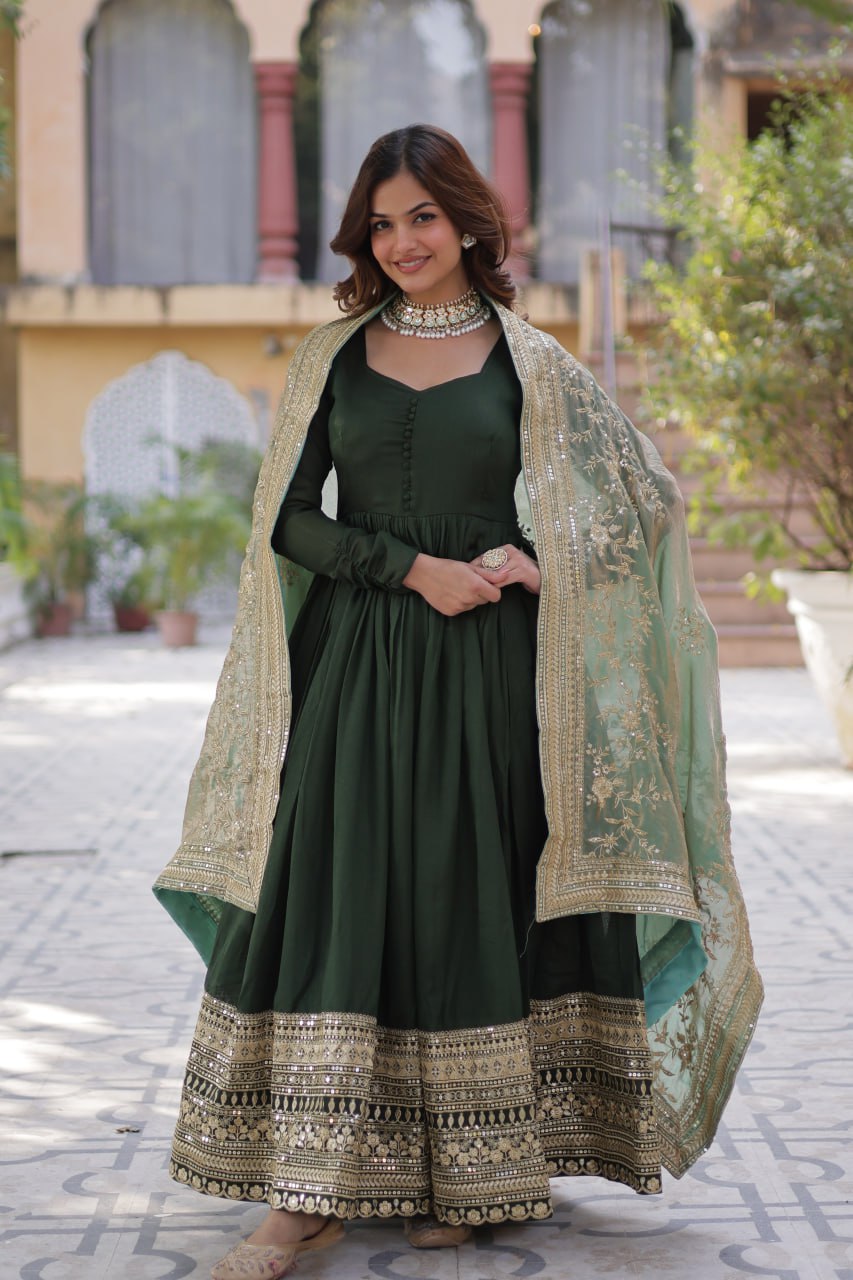 GOWN WITH DUPATTA COLLECTION 2025