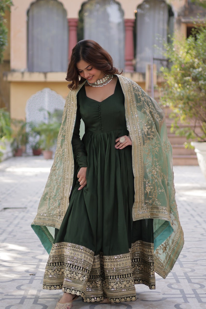 GOWN WITH DUPATTA COLLECTION 2025