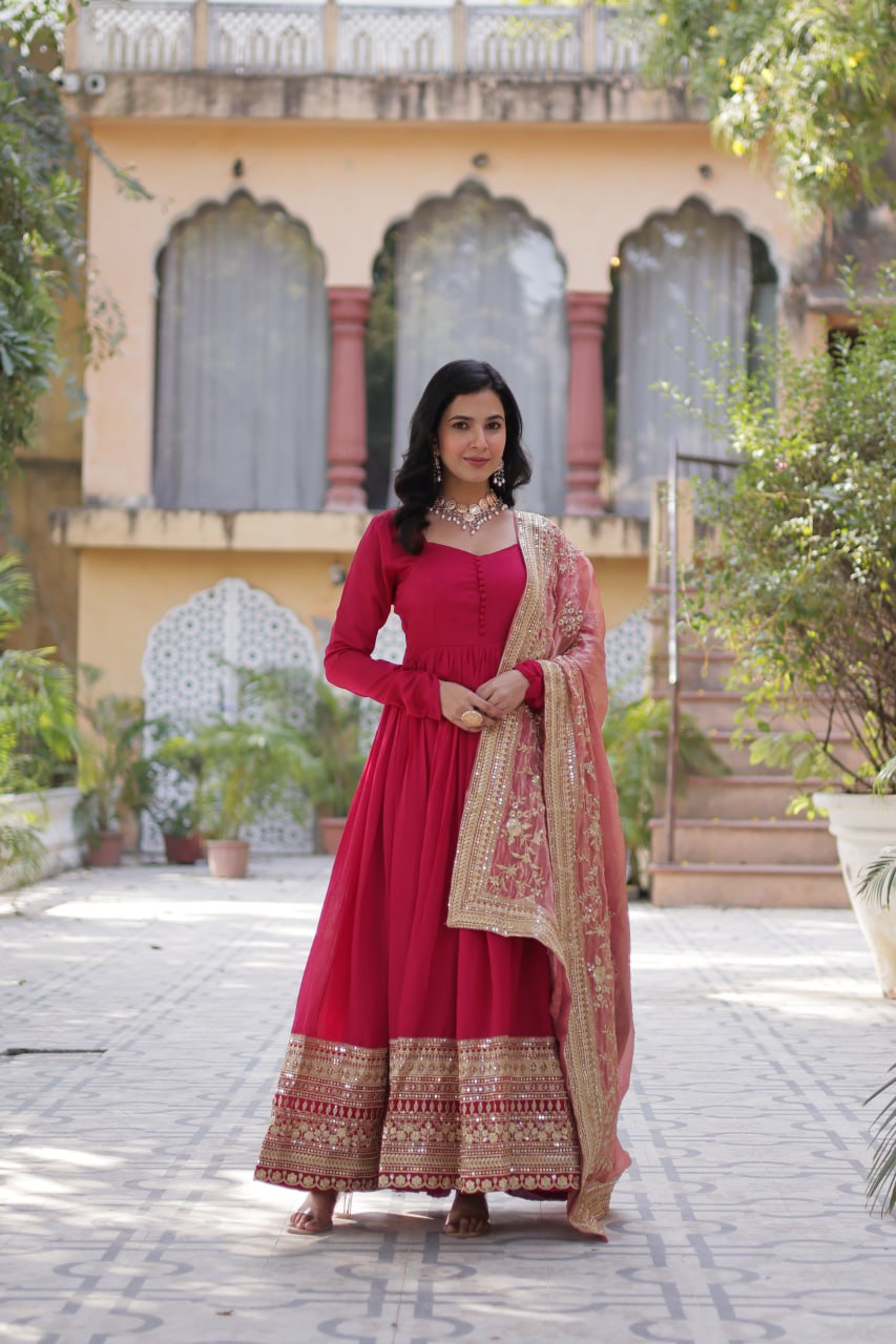 GOWN WITH DUPATTA COLLECTION 2025