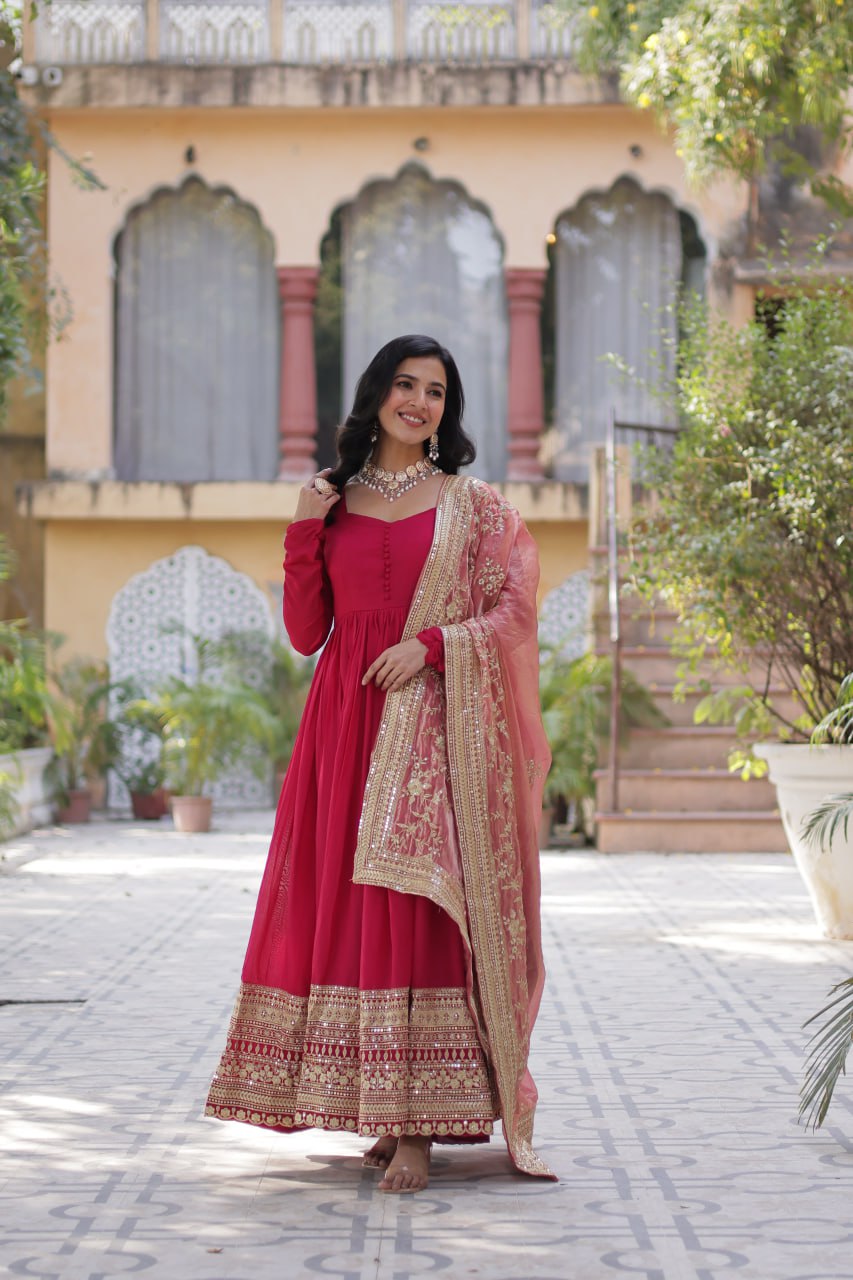 GOWN WITH DUPATTA COLLECTION 2025