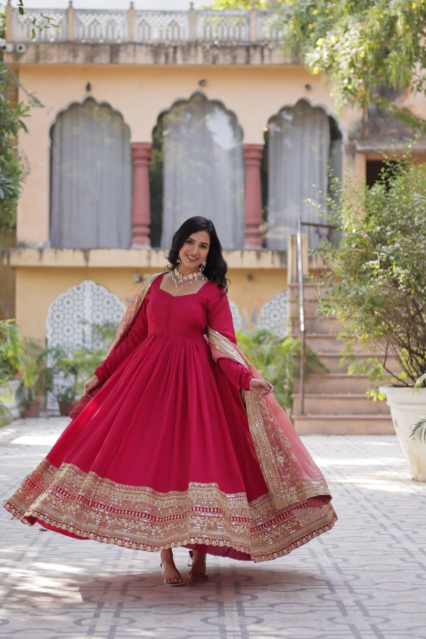 GOWN WITH DUPATTA COLLECTION 2025