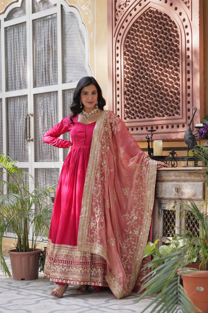 GOWN WITH DUPATTA COLLECTION 2025