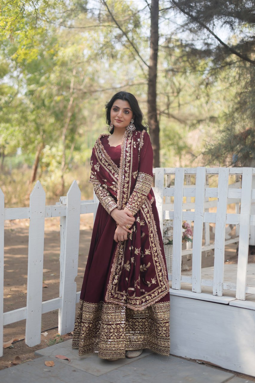 PREMIUM DESIGNER GOWN WITH DUPATTA COLLECTION
