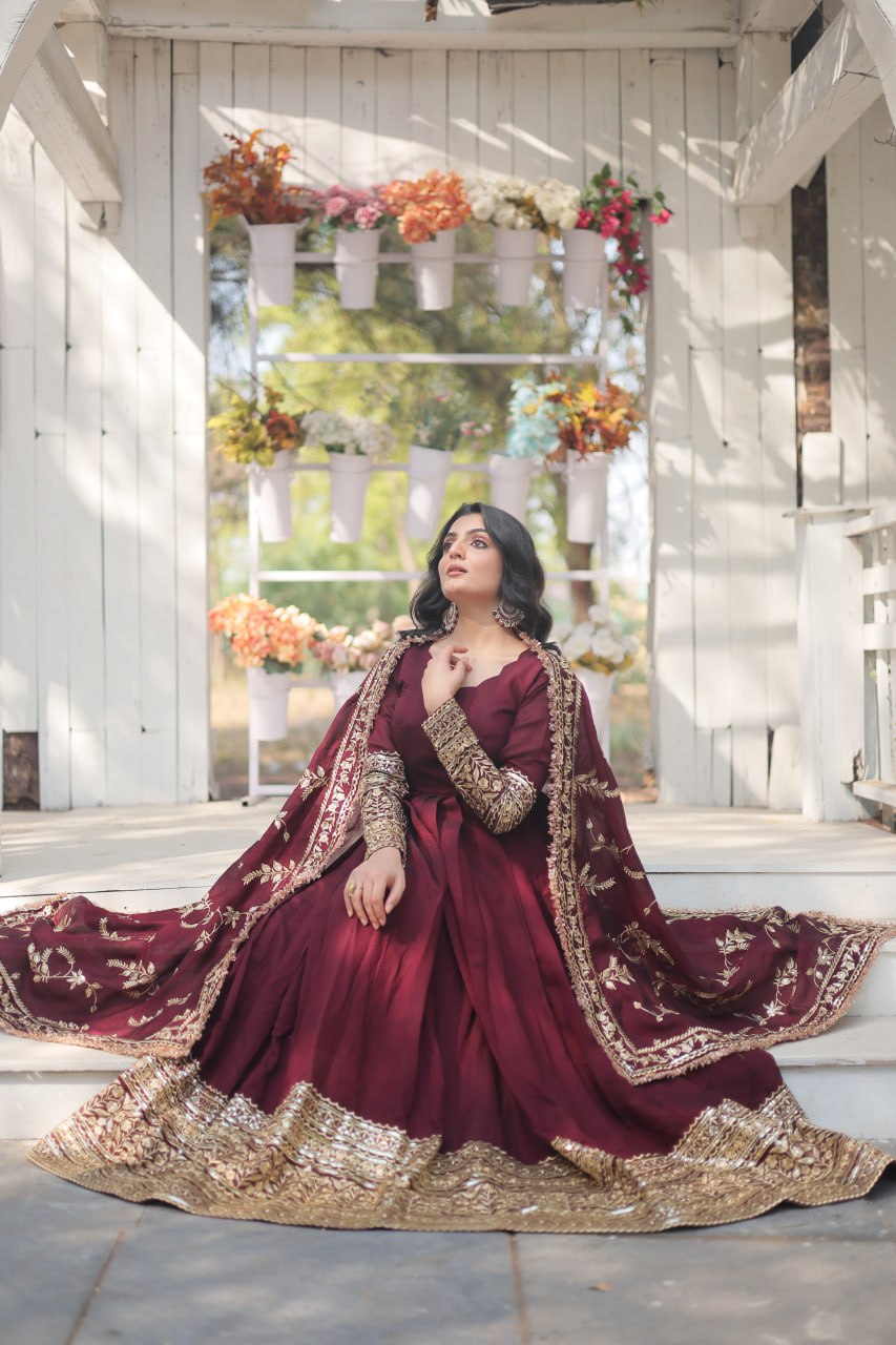 PREMIUM DESIGNER GOWN WITH DUPATTA COLLECTION