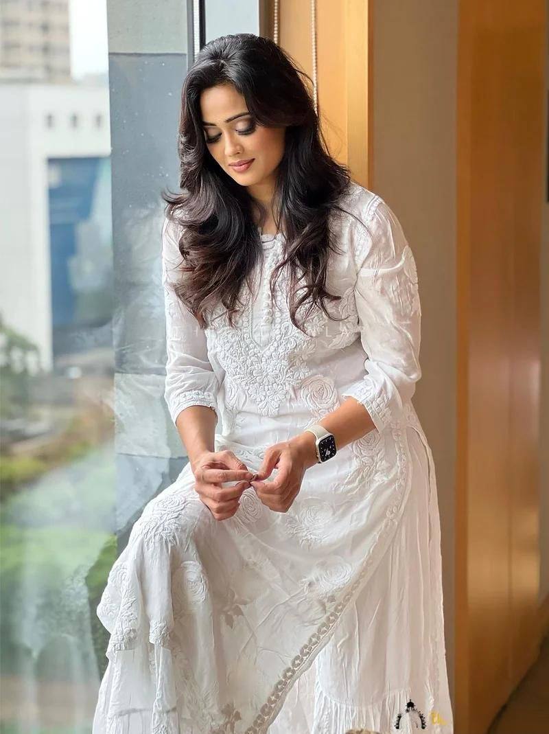 DESIGNER SUMMER WEAR β EMBROIDERED MASLIN TOP, SHARARA & DUPATTA
