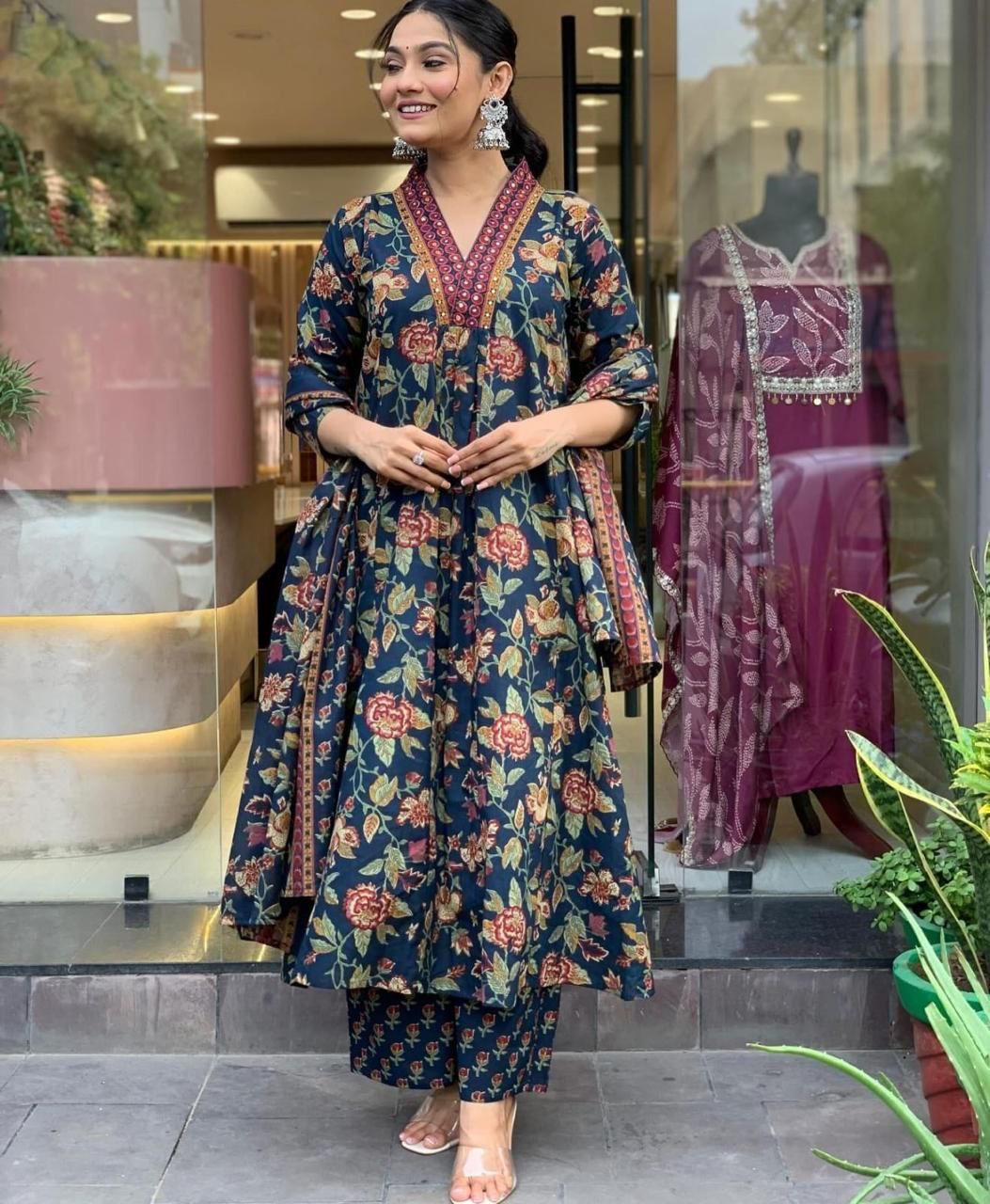 NEW LAUNCH – EXQUISITE 3-PIECE COTTON SUIT SET