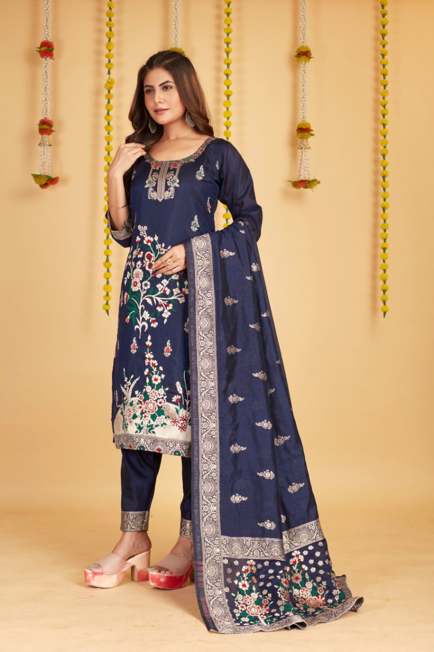 NEW ARRIVAL β PREMIUM 3-PIECE PURE SOFT SILK SUIT SET