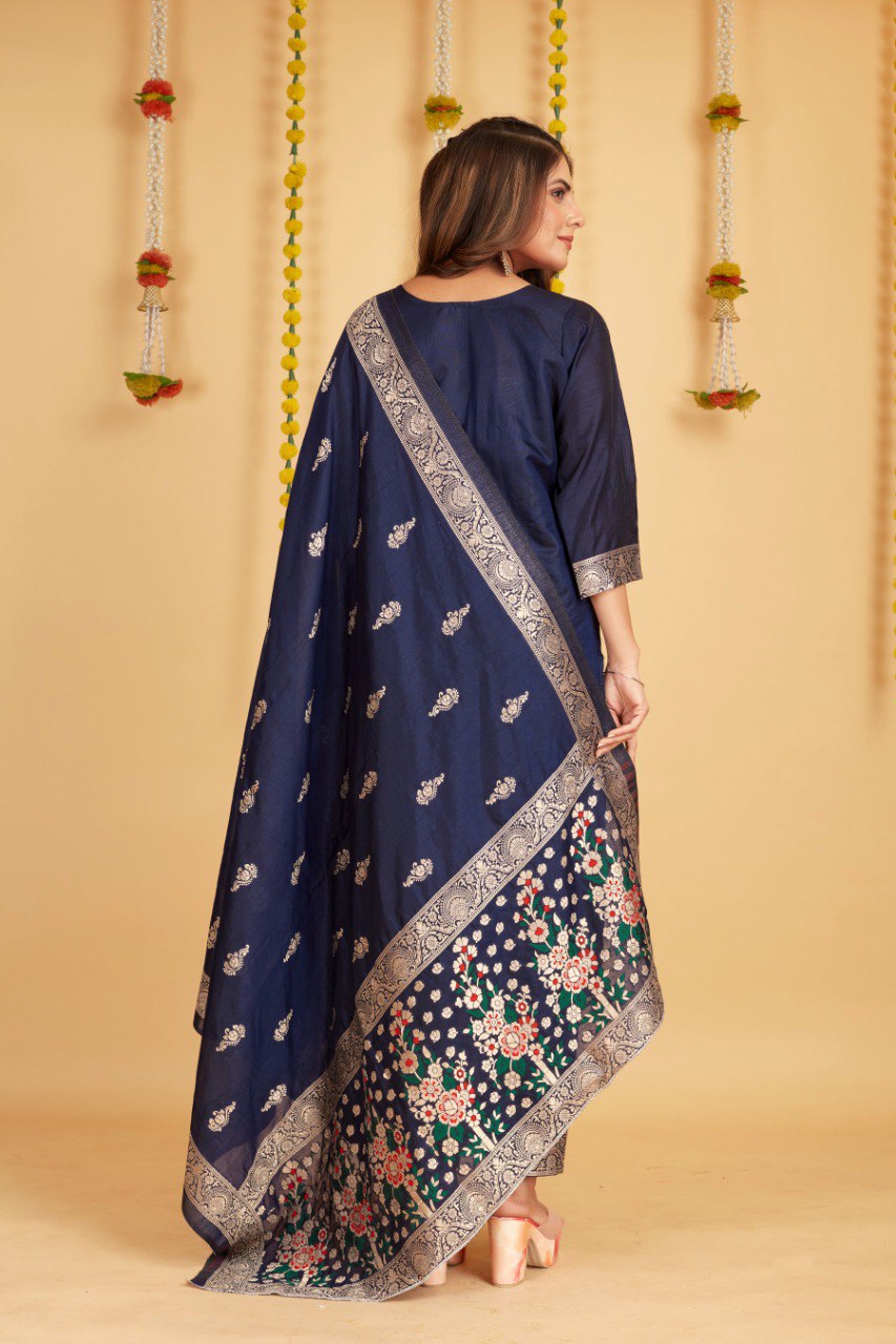 NEW ARRIVAL β PREMIUM 3-PIECE PURE SOFT SILK SUIT SET