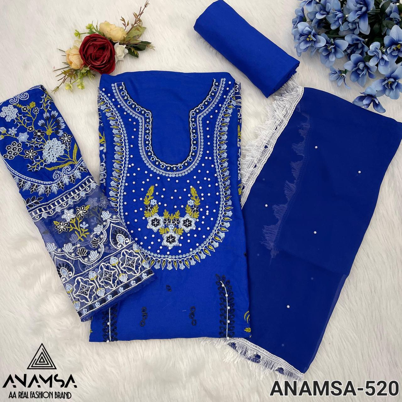 ELEGANT SEMI-STITCHED DESIGNER OUTFIT