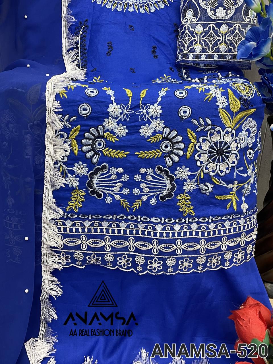 ELEGANT SEMI-STITCHED DESIGNER OUTFIT