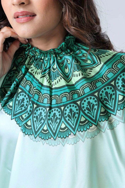 READY-TO-WEAR JAPAN SATIN PRINTED SAREE – MODERN, ELEGANT & AFFORDABLE
