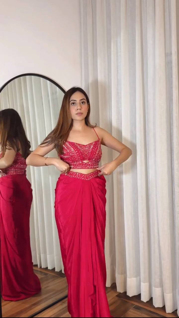 NEW THREE-PIECE DESIGNER WESTERN OUTFIT FOR A TRENDY WEDDING SEASON