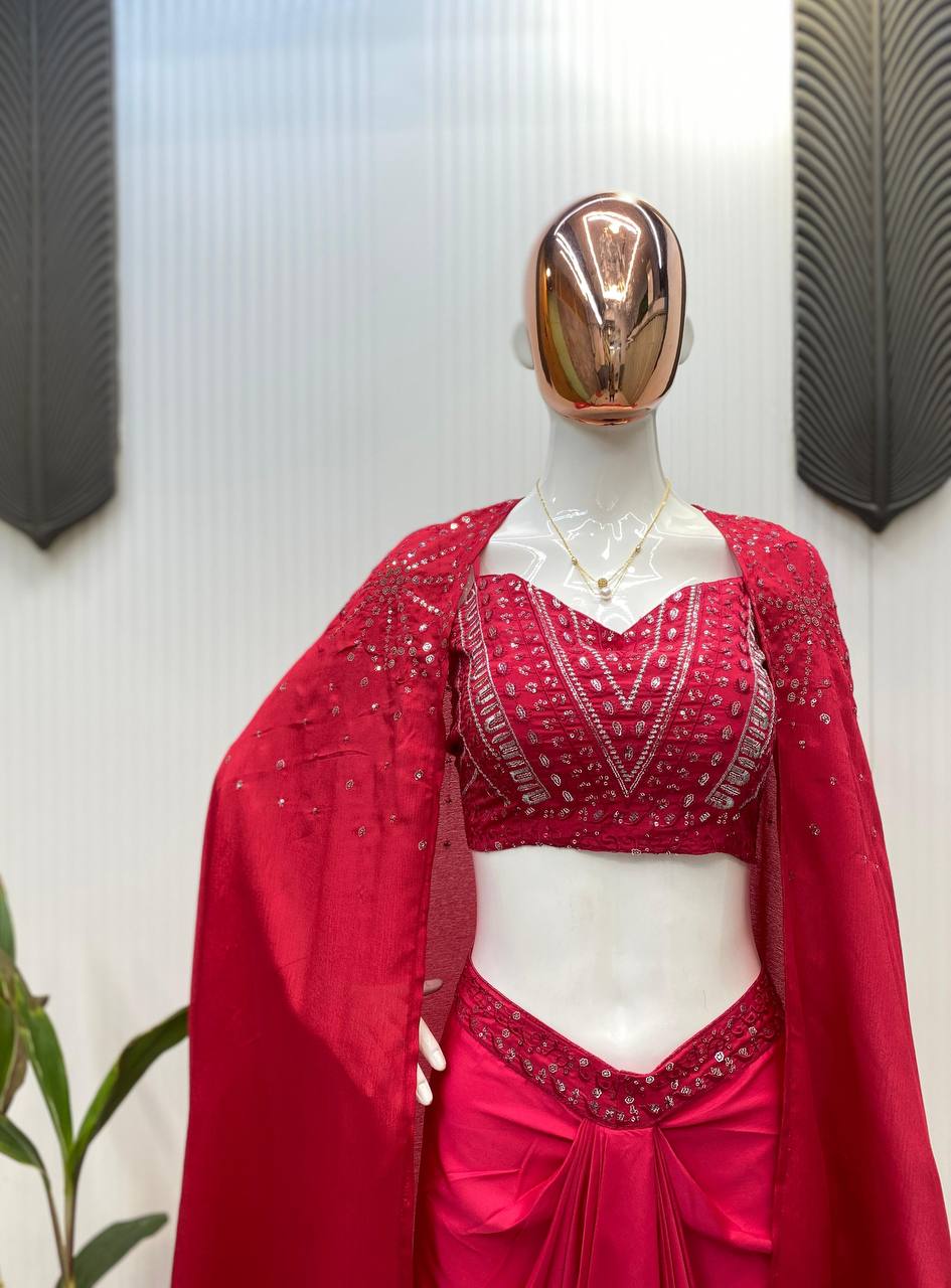 NEW THREE-PIECE DESIGNER WESTERN OUTFIT FOR A TRENDY WEDDING SEASON