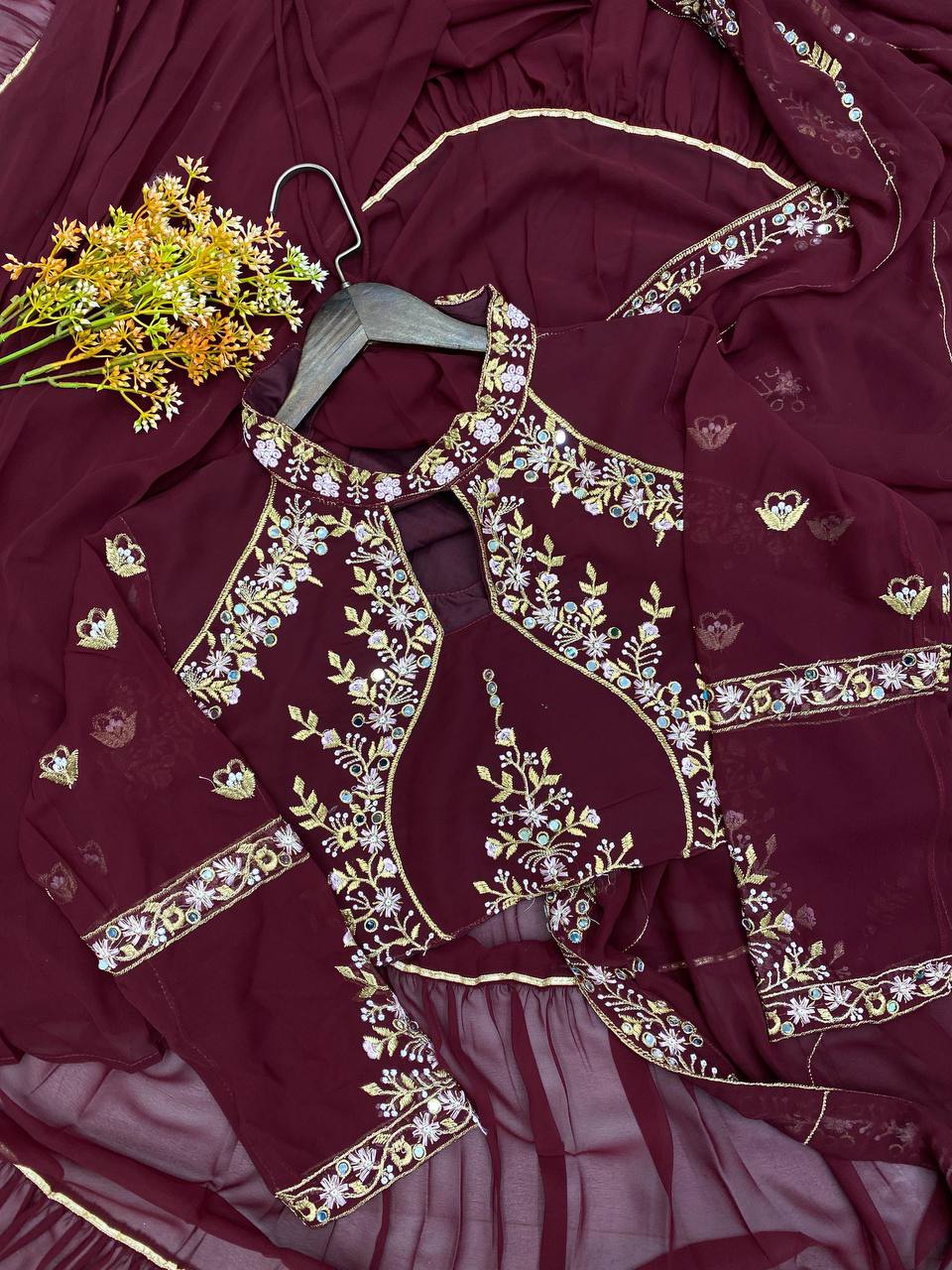 WEDDING SEASON SPECIAL – FANCY PARTY WEAR LEHENGA SAREE