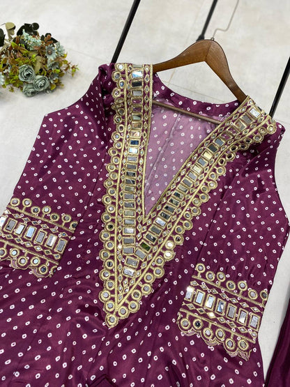 NEW TRENDY THREE-PIECE READY-TO-WEAR KURTA PANT SET WITH TUBE BLOUSE
