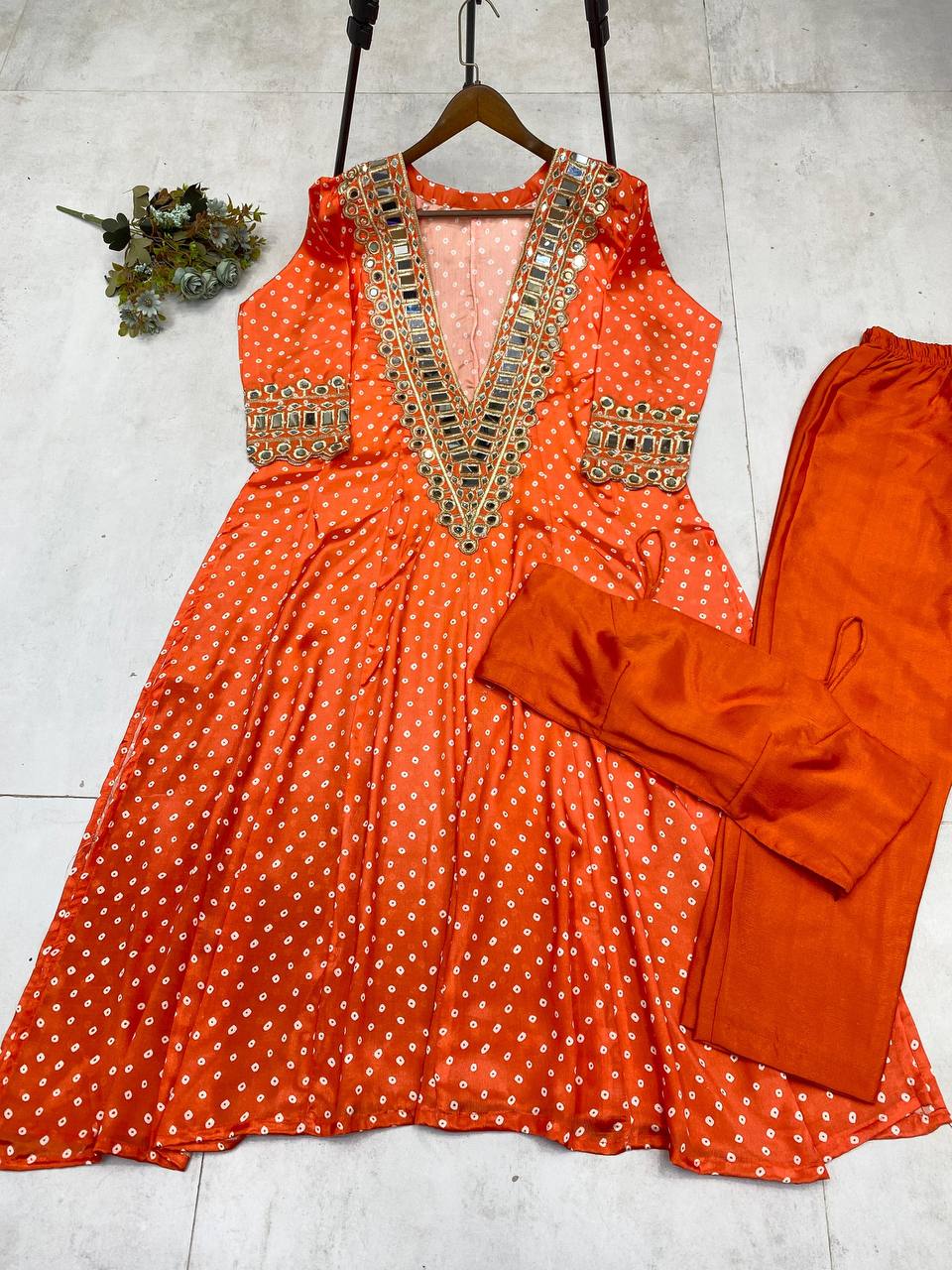 NEW TRENDY THREE-PIECE READY-TO-WEAR KURTA PANT SET WITH TUBE BLOUSE