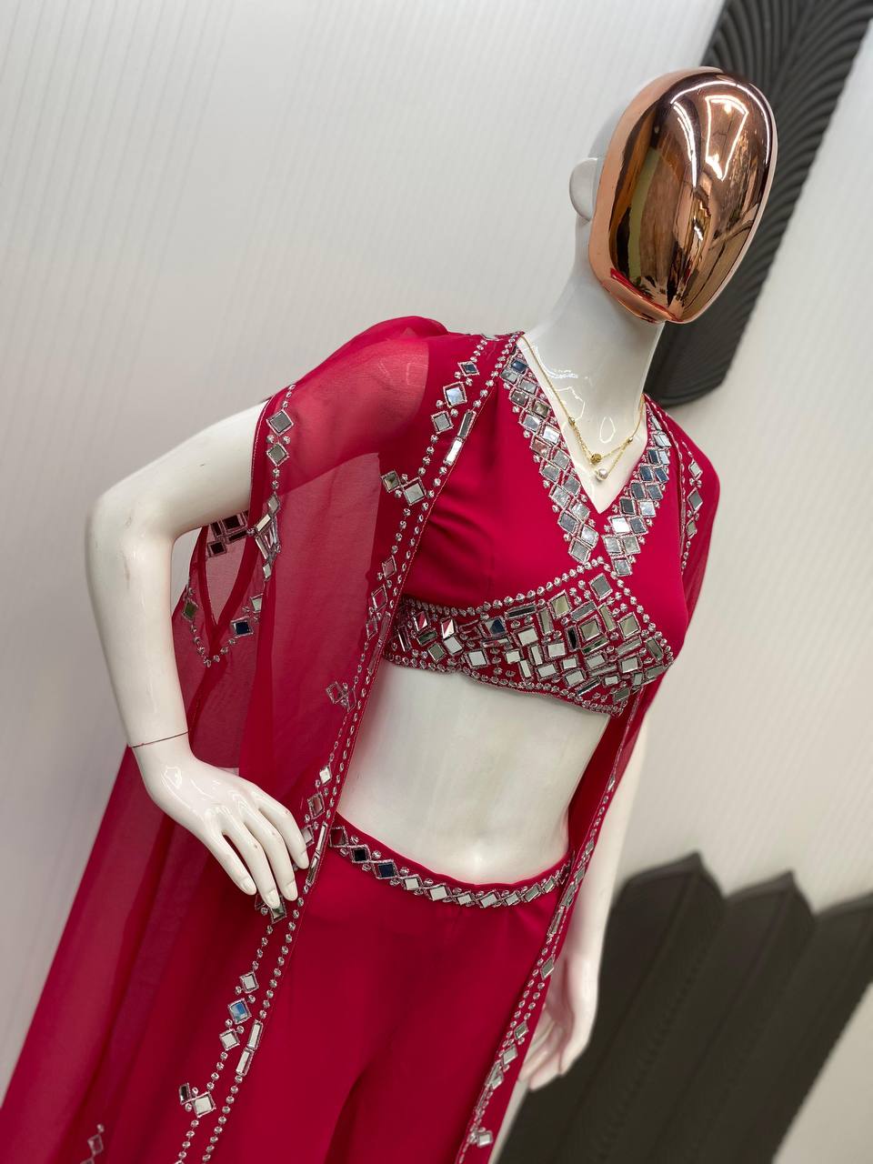 NEW THREE-PIECE WESTERN OUTFIT FOR TRENDY WEDDING SEASON