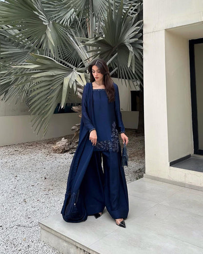 NEW DESIGNER FARSHI SUIT SET WITH DUPATTA