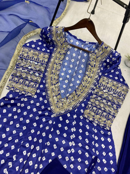 NEW TRENDY THREE-PIECE READY-TO-WEAR KURTA SET WITH TUBE BLOUSE