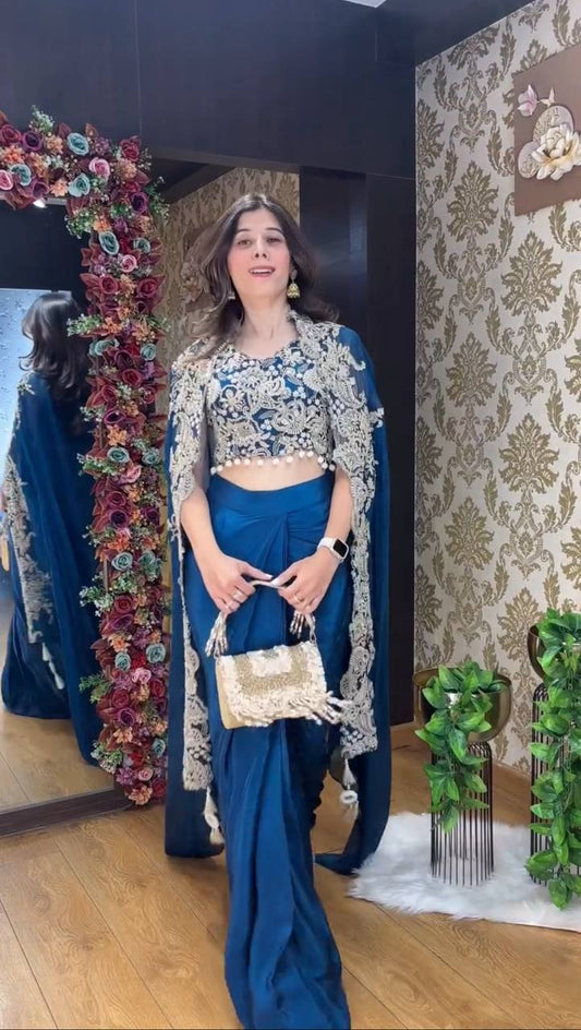 NEW ARRIVAL: TRENDY INDO-WESTERN THREE PIECE SET