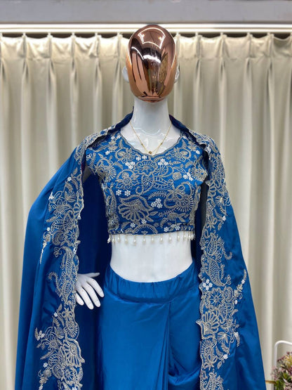 NEW ARRIVAL: TRENDY INDO-WESTERN THREE PIECE SET