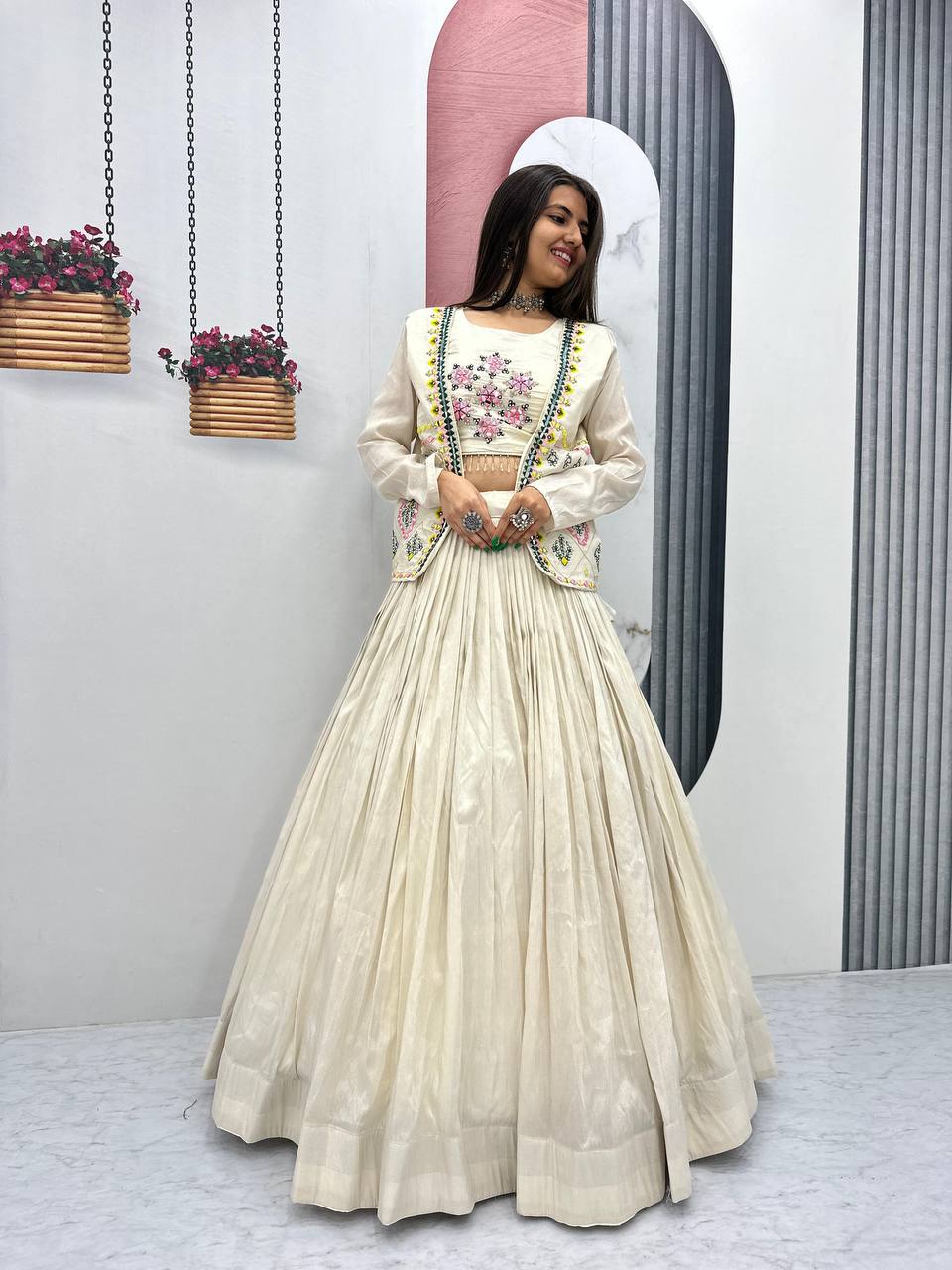FESTIVAL SPECIAL CROP TOP LEHENGA SET