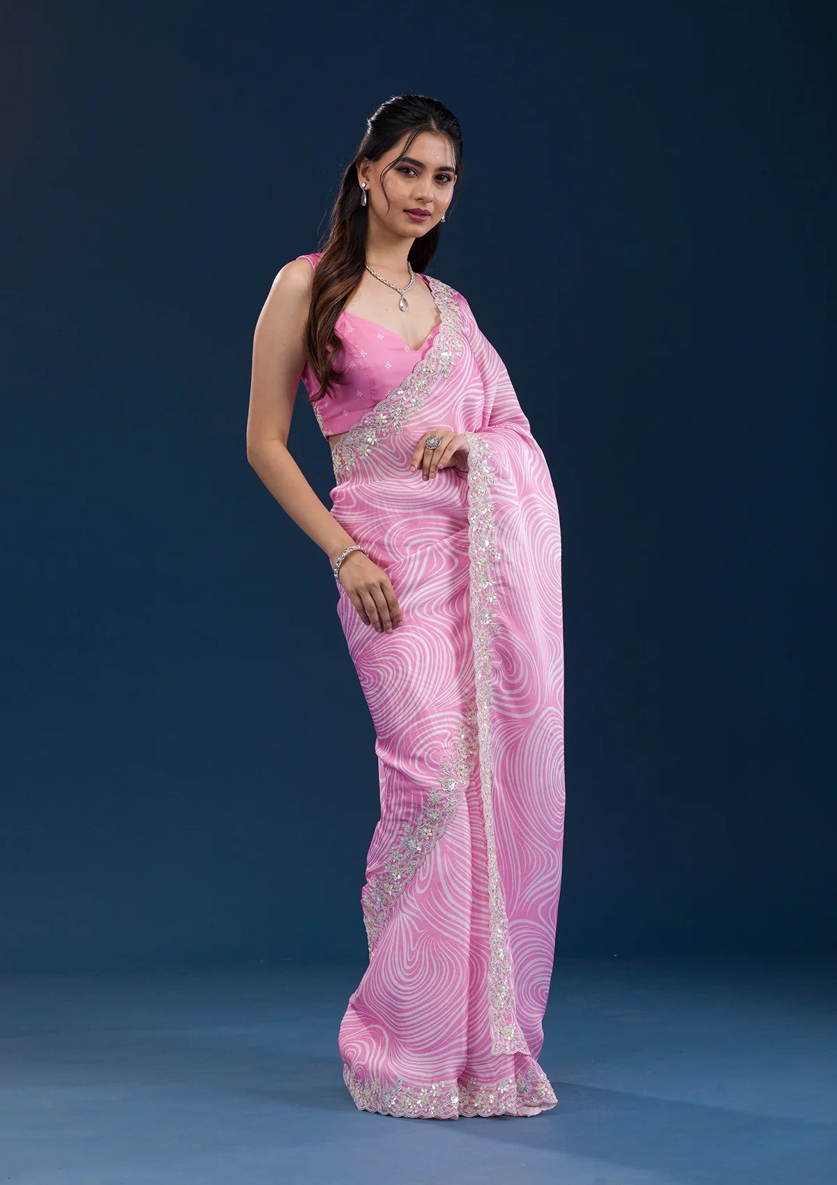 EXQUISITE GEORGETTE SAREE WITH DIGITAL PRINTS