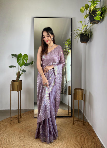 EXCLUSIVE DESIGNER SOFT GEEMICHU SILK SAREE COLLECTION