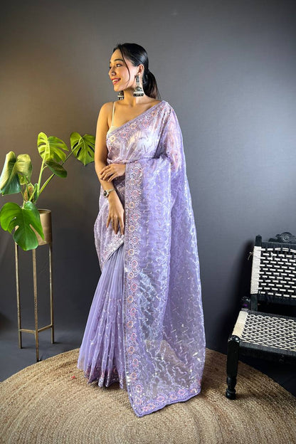 NEW ARRIVAL – DESIGNER HEAVY TWILL NET SAREE COLLECTION