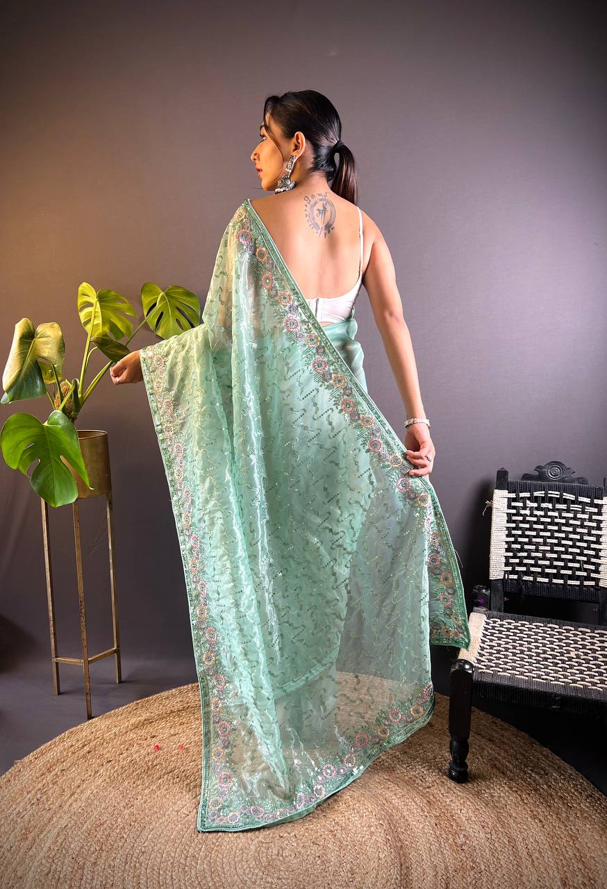 NEW ARRIVAL – DESIGNER HEAVY TWILL NET SAREE COLLECTION