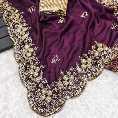 PREMIUM RANGOLI SILK DESIGNER SAREE