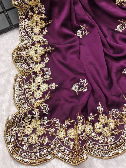 PREMIUM RANGOLI SILK DESIGNER SAREE