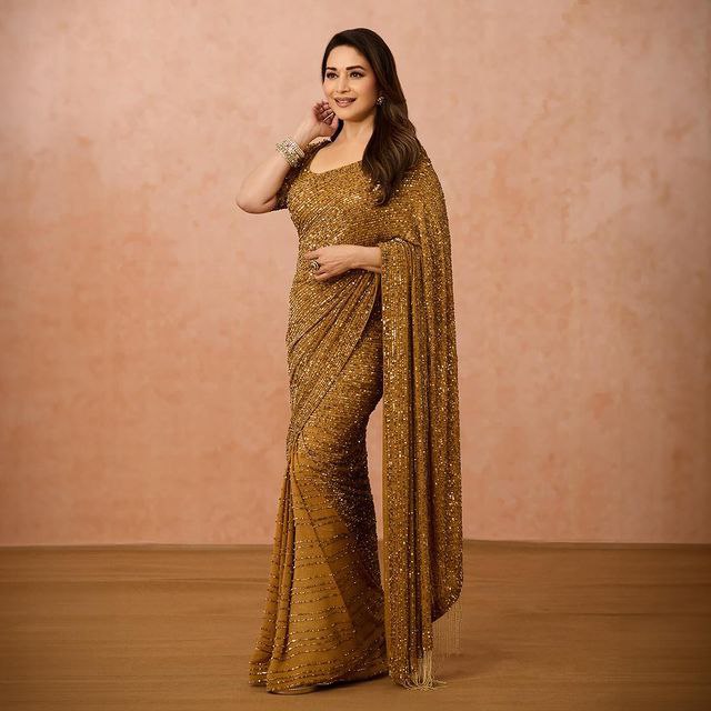 ELEGANT HEAVY GEORGETTE SAREE