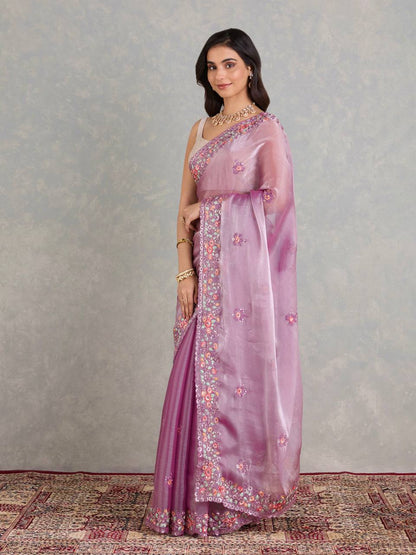 LUXURIOUS JIMMY CHO SILK DESIGNER SAREE