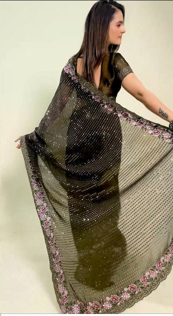 EXCLUSIVE PREMIUM JIMMY CHO SILK SAREE COLLECTION